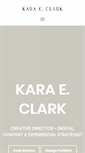 Mobile Screenshot of karaclarkdesigns.com