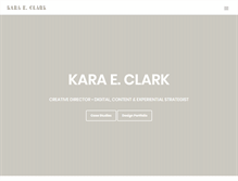 Tablet Screenshot of karaclarkdesigns.com